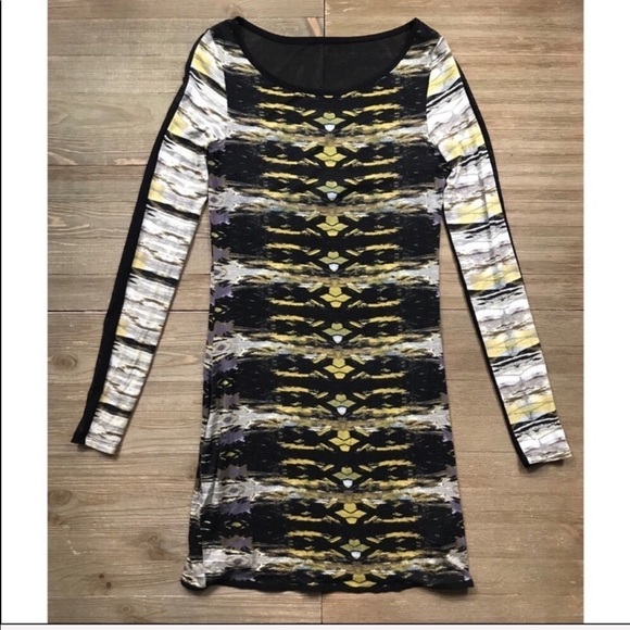 UO Silence + Noise X-Ray Bodycon Dress - Picture 2 of 5